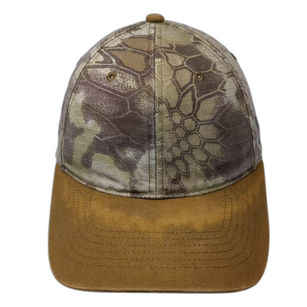 Kryptek Baseball Cap Brown Beige OS Strapback Highlander Camo Hat Embroidered